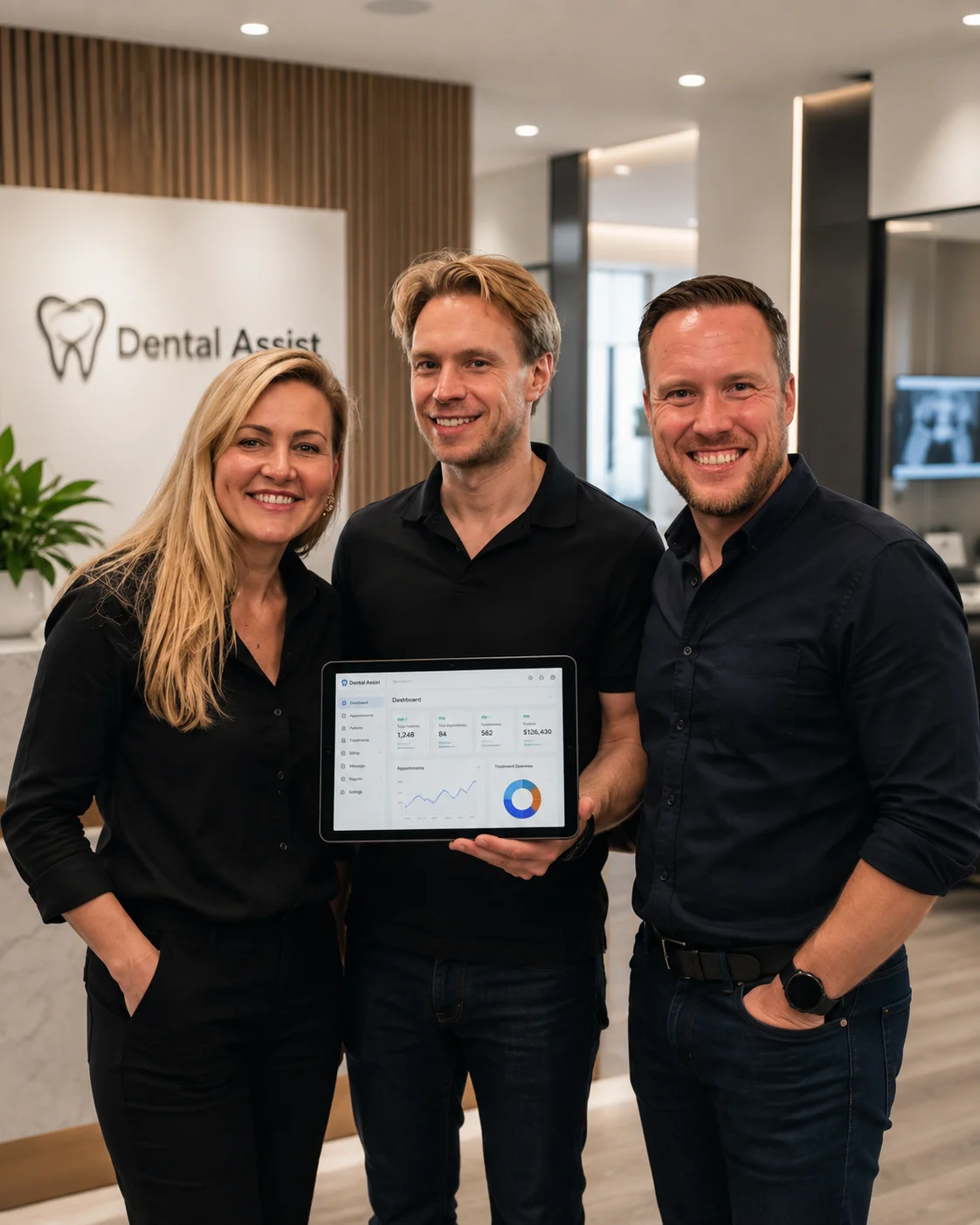 The founding team behind Reacting and Dental Assist.